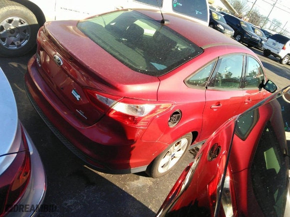 2014 Ford Focus SE with VIN 1FADP3F25EL298645, listed as a IAAI auction lot 41721531 with NaN miles. Bid and sale history available at carsss.com. Image 4.