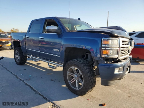 2015 Chevrolet Silverado 1500 High Country with VIN 3GCUKTEJ4FG179985, listed as a Copart auction lot 83636524 with 0 mi miles and Salvage Title. Bid and sale history available at carsss.com. Image 4.