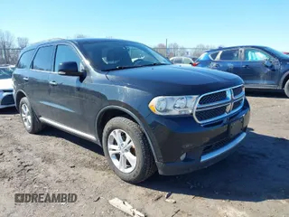 2013 Dodge Durango Crew with VIN 1C4RDJDG6DC540482, listed as a IAAI auction lot 41813209 with 140,875 mi miles. Bid and sale history available at carsss.com. Image 1.