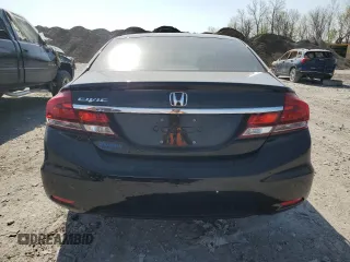 2015 Honda Civic EX-L with VIN 19XFB2F93FE094400, listed as a Copart auction lot 52739475 with 92,108 mi miles and Salvage Title. Bid and sale history available at carsss.com. Image 6.