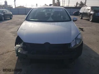 2011 Volkswagen Golf TDI with VIN WVWDM7AJ6BW242796, listed as a Copart auction lot 44456455 with 28,446 mi miles and Salvage Title. Bid and sale history available at carsss.com. Image 5.