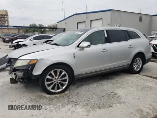 2010 Lincoln MKT EcoBoost with VIN 2LMHJ5AT2ABJ04737, listed as a Copart auction lot 50027895 with 176,887 mi miles and Salvage Title. Bid and sale history available at DreamBid. Image 1.