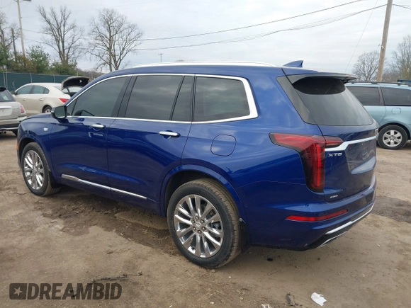 2023 Cadillac XT6 AWD Premium Luxury with VIN 1GYKPDRS2PZ126666, listed as a IAAI auction lot 40963833 with 23,535 mi miles and . Bid and sale history available at DreamBid. Image 15.