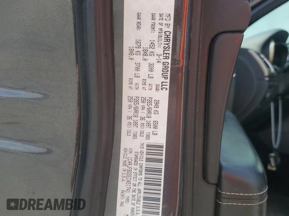2014 Jeep Grand Cherokee Limited with VIN 1C4RJFBG5EC451741, listed as a Copart auction lot 56536195 with 172,582 mi miles and Salvage title. Bid and sale history available at DreamBid. Image 13.