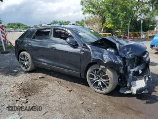 2019 Audi Q8 Prestige z VIN WA1FVAF18KD020259, wystawiony jako Copart lot #58041275 z przebiegiem 61 053 mil mil oraz Tytuł czysty. Historia ofert i sprzedaży dostępna na DreamBid. Obrazek 4.