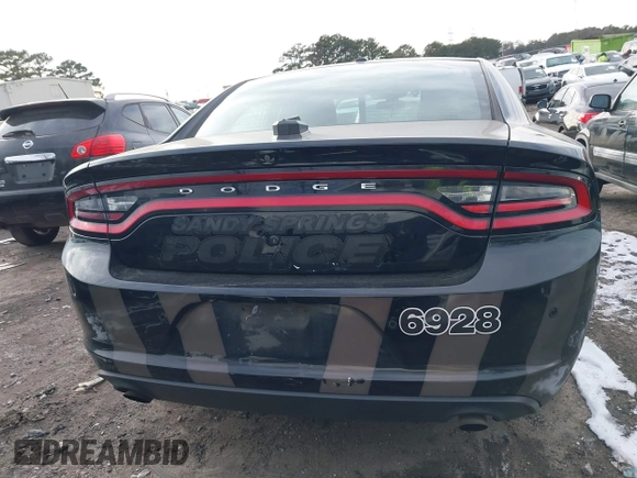 2019 Dodge Charger Police with VIN 2C3CDXKT9KH726928, listed as a IAAI auction lot 41380838 with 84,308 mi miles and . Bid and sale history available at DreamBid. Image 16.