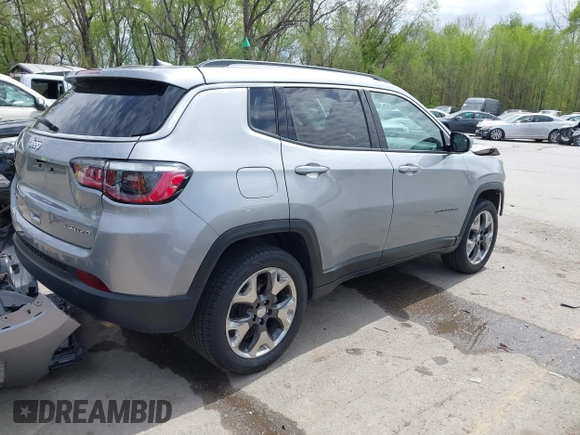 2021 Jeep Compass Limited с VIN 3C4NJDCB8MT553379, выставлен на аукционе IAAI как лот 41981662 с пробегом 83 361 миль миль и . История ставок и продаж доступна на DreamBid. Изображение 4.