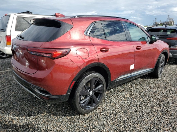 2021 Buick Envision Essence with VIN LRBFZNR45MD177692, listed as a Copart auction lot 73845624 with 0 mi miles and Non Repairable. Bid and sale history available at carsss.com. Image 3.