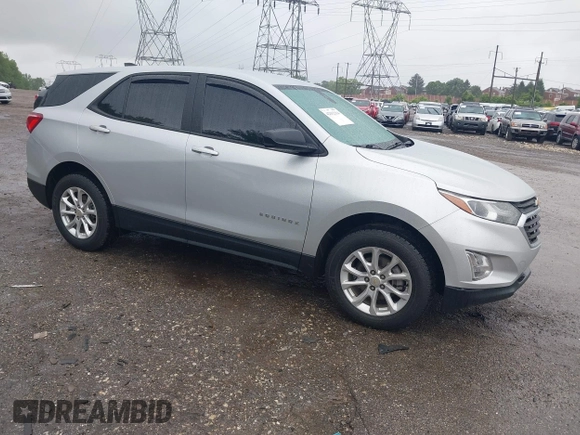 2020 Chevrolet Equinox LS z VIN 2GNAXSEV6L6178918, wystawiony jako IAAI lot #42312314 z przebiegiem 38 352 mil mil oraz . Historia ofert i sprzedaży dostępna na DreamBid. Obrazek 1.