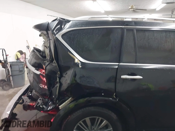 2021 Infiniti QX80 Luxe with VIN JN8AZ2AE7M9271868, listed as a IAAI auction lot 41220686 with 60,782 mi miles and . Bid and sale history available at DreamBid. Image 17.