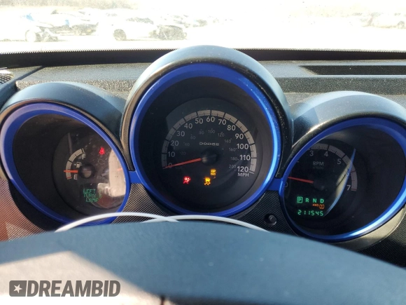 2007 Dodge Nitro SLT with VIN 1D8GU58K57W733434, listed as a Copart auction lot 41758595 with 211,545 mi miles and Clean Title. Bid and sale history available at DreamBid. Image 9.