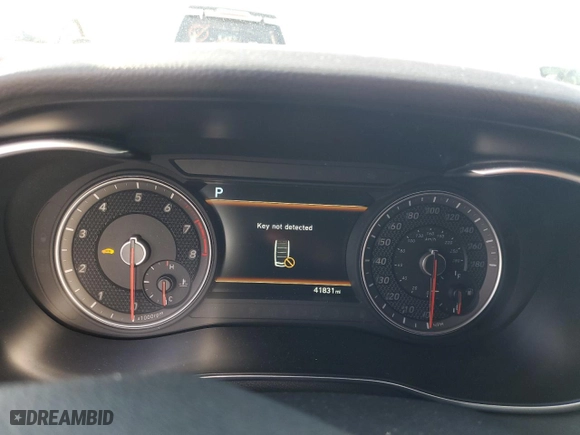 2019 Genesis G70 3.3T Advanced with VIN KMTG54LE3KU030847, listed as a Copart auction lot 87334384 with 41,831 mi miles and Salvage Title. Bid and sale history available at carsss.com. Image 9.