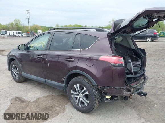 2018 Toyota RAV4 LE with VIN 2T3BFREV9JW771845, listed as a IAAI auction lot 42108641 with 127,394 mi miles. Bid and sale history available at carsss.com. Image 3.