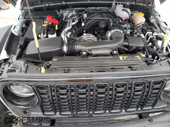 2024 Jeep Wrangler Willys с VIN 1C4RJXDG4RW266071, выставлен на аукционе Copart как лот 73152464 с пробегом 349 миль миль и Списание • Salvage title. История ставок и продаж доступна на DreamBid. Изображение 13.