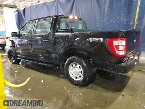 2022 Ford F-150 XL with VIN 1FTEW1EP0NKD52121, listed as a Copart auction lot 46097955 with 69,185 mi miles and Clean Title. Bid and sale history available at carsss.com. Image 2.