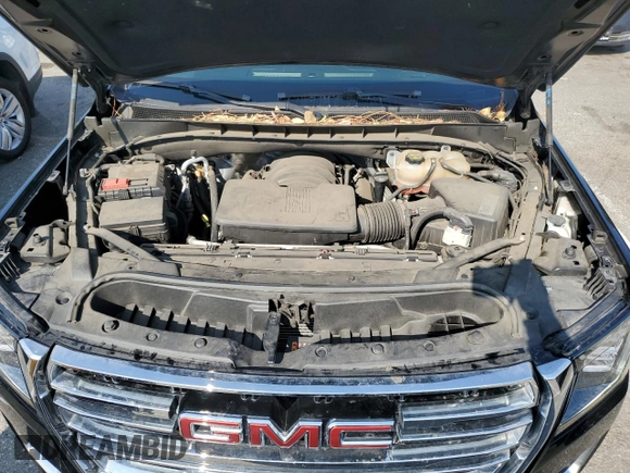 2021 GMC Yukon SLT with VIN 1GKS1BKD0MR395515, listed as a Copart auction lot 42810935 with 54,071 mi miles and Salvage Title. Bid and sale history available at carsss.com. Image 12.