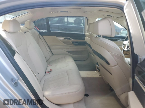 2018 BMW 7 Series 750i with VIN WBA7F0C53JGM22810, listed as a Copart auction lot 72796303 with 63,047 mi miles. Bid and sale history available at carsss.com. Image 10.