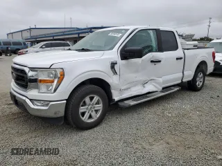 2021 Ford F-150 XL with VIN 1FTEW1CP5MKD10061, listed as a Copart auction lot 50598155 with 70,055 mi miles and Salvage title. Bid and sale history available at DreamBid. Image 1.