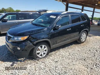 2013 Kia Sorento LX with VIN 5XYKT3A67DG424568, listed as a Copart auction lot 53247535 with 111,113 mi miles and Salvage Title. Bid and sale history available at carsss.com. Image 1.