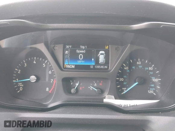 2016 Ford Transit Passenger XL with VIN 1FBZX2CM8GKA41041, listed as a IAAI auction lot 41655133 with 109,546 mi miles and . Bid and sale history available at DreamBid. Image 7.