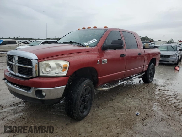 2007 Dodge Ram 2500 SLT with VIN 3D7KS29CX7G702897, listed as a Copart auction lot 79507244 with 231,264 mi miles and Salvage Title. Bid and sale history available at carsss.com. Image 1.