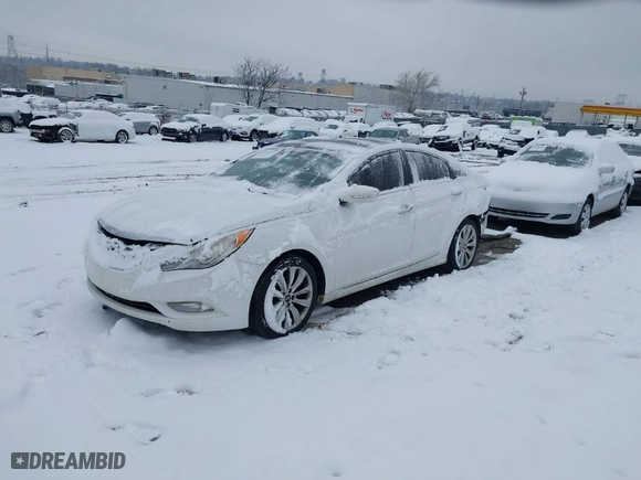 2012 Hyundai Sonata 2.0T SE with VIN 5NPEC4AB5CH470665, listed as a IAAI auction lot 41544837 with 165,319 mi miles. Bid and sale history available at carsss.com. Image 2.