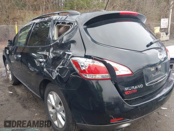 2011 Nissan Murano S with VIN JN8AZ1MW4BW160126, listed as a IAAI auction lot 42032136 with 138,372 mi miles and . Bid and sale history available at carsss.com. Image 3.