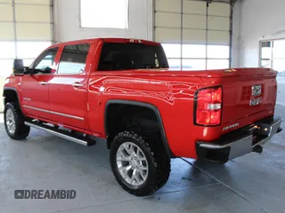 2015 GMC Sierra 1500 SLT with VIN 3GTU2VEJ2FG368016, listed as a Copart auction lot 53698605 with 91,980 mi miles and Salvage Title. Bid and sale history available at DreamBid. Image 4.
