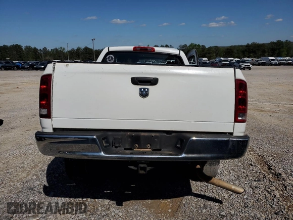 2005 Dodge 1500 ST with VIN 1D7HA16K75J646657, listed as a Copart auction lot 52172895 with Not Provided miles and Salvage Title. Bid and sale history available at carsss.com. Image 6.