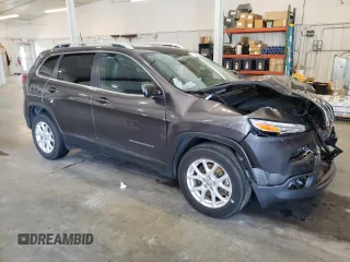 2018 Jeep Cherokee Latitude Plus with VIN 1C4PJMLX7JD558255, listed as a Copart auction lot 64644675 with 73,681 mi miles and Salvage title. Bid and sale history available at DreamBid. Image 4.