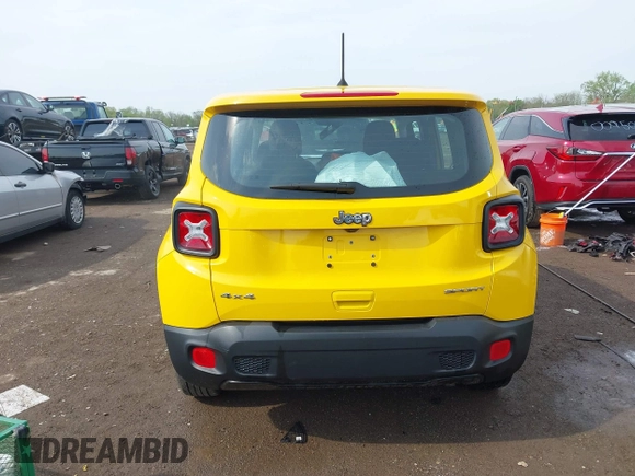 2018 Jeep Renegade Upland with VIN ZACCJBAB3JPH71523, listed as a IAAI auction lot 42153123 with 59,613 mi miles and . Bid and sale history available at DreamBid. Image 16.