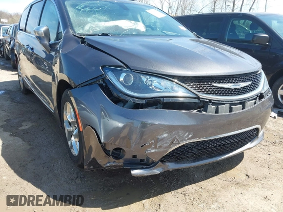 2017 Chrysler Pacifica Limited with VIN 2C4RC1GGXHR744875, listed as a IAAI auction lot 42080773 with 86,896 mi miles and . Bid and sale history available at DreamBid. Image 6.