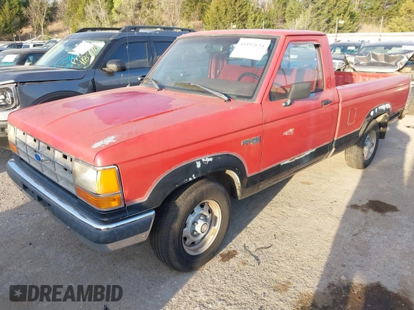 1989 Ford Ranger XLT with VIN 1FTCR10A6KUC37010, listed as a IAAI auction lot 41892634 with 52,902 mi miles. Bid and sale history available at carsss.com. Image 2.
