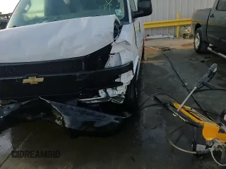 2019 Chevrolet Express Cargo Van with VIN 1GCWGBFP3K1224883, listed as a Copart auction lot 87595485 with 0 mi miles and Salvage Title. Bid and sale history available at carsss.com. Image 14.