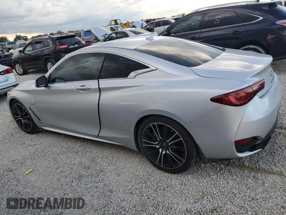 2018 Infiniti Q60 Sport with VIN JN1EV7EK8JM343131, listed as a Copart auction lot 74002454 with Not Provided miles and Salvage Title. Bid and sale history available at DreamBid. Image 2.