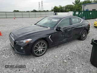 2019 Genesis G70 Advanced with VIN KMTG44LA0KU029896, listed as a Copart auction lot 57032914 with 92,663 mi miles and Salvage Title. Bid and sale history available at DreamBid. Image 1.