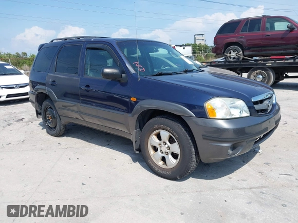 2004 Mazda Tribute ES with VIN 4F2CZ96184KM24415, listed as a IAAI auction lot 42177691 with 135,490 mi miles and . Bid and sale history available at DreamBid. Image 1.