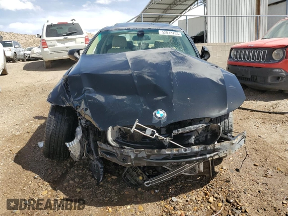2011 BMW 3 Series 335i with VIN WBAPM5C54BE435971, listed as a Copart auction lot 52013735 with 0 mi miles and Salvage Title. Bid and sale history available at carsss.com. Image 5.