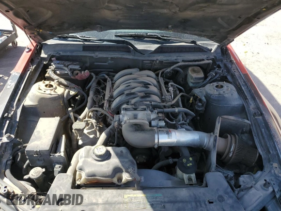 2005 Ford Mustang GT Deluxe with VIN 1ZVHT85H455247309, listed as a Copart auction lot 46153465 with 138,258 mi miles and Salvage Title. Bid and sale history available at DreamBid. Image 11.