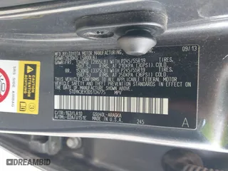 2013 Toyota Highlander Limited with VIN 5TDYK3EH3DS134775, listed as a IAAI auction lot 41785006 with 91,891 mi miles. Bid and sale history available at carsss.com. Image 9.