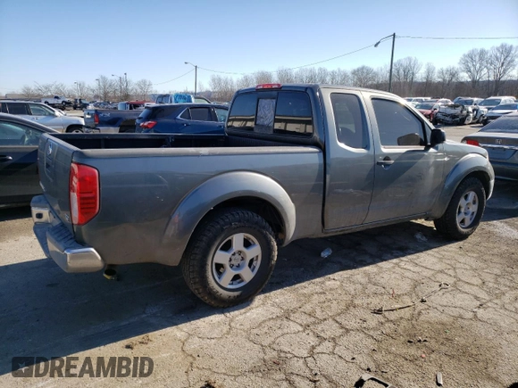 2007 Nissan Frontier SE with VIN 1N6AD06U57C420815, listed as a Copart auction lot 42594925 with 256,851 mi miles and Salvage title. Bid and sale history available at DreamBid. Image 3.
