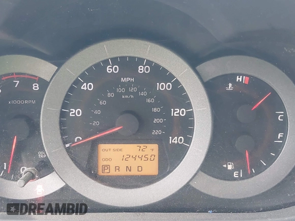 2008 Toyota RAV4 Limited with VIN JTMBD31VX86073331, listed as a IAAI auction lot 42270260 with 124,450 mi miles and . Bid and sale history available at DreamBid. Image 7.