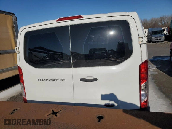 2016 Ford Transit Cargo with VIN 1FTYE1ZM5GKA06617, listed as a Copart auction lot 82596924 with 150,742 mi miles and Salvage Title. Bid and sale history available at carsss.com. Image 6.