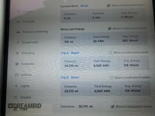2021 Tesla Model S Long Range Plus z VIN 5YJSA1E2XMF426999, wystawiony jako Copart lot #61094375 z przebiegiem 30 170 mil mil oraz Szkoda całkowita • Salvage title. Historia ofert i sprzedaży dostępna na DreamBid. Obrazek 9.