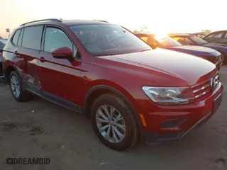 2018 Volkswagen Tiguan S with VIN 3VV1B7AX9JM068218, listed as a IAAI auction lot 41297391 with 41,143 mi miles. Bid and sale history available at carsss.com. Image 1.