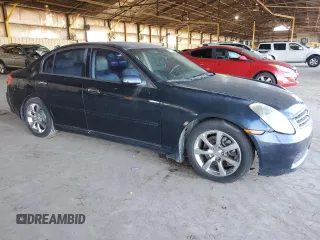 2006 Infiniti G35 with VIN JNKCV51E56M508065, listed as a Copart auction lot 77282444 with 180,041 mi miles and Clean Title. Bid and sale history available at DreamBid. Image 4.