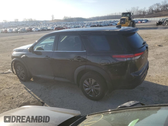 2022 Nissan Pathfinder S with VIN 5N1DR3AC5NC212542, listed as a Copart auction lot 48945195 with 34,713 mi miles and Salvage title. Bid and sale history available at DreamBid. Image 2.