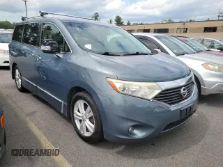 2012 Nissan Quest S with VIN JN8AE2KP8C9031867, listed as a Copart auction lot 64885635 with 110,319 mi miles and Clean title. Bid and sale history available at DreamBid. Image 1.