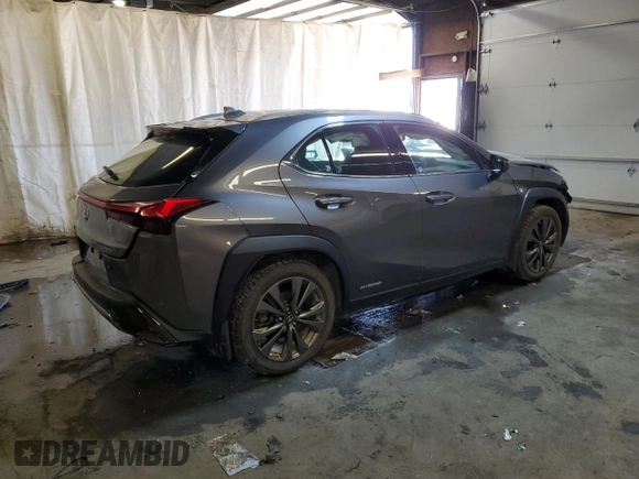 2019 Lexus UX with VIN JTHU9JBH5K2004597, listed as a Copart auction lot 49485153 with 30,512 mi miles. Bid and sale history available at carsss.com. Image 3.
