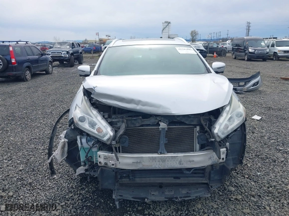 2016 Nissan Murano SL with VIN 5N1AZ2MH8GN139470, listed as a IAAI auction lot 41787551 with 116,182 mi miles. Bid and sale history available at carsss.com. Image 13.